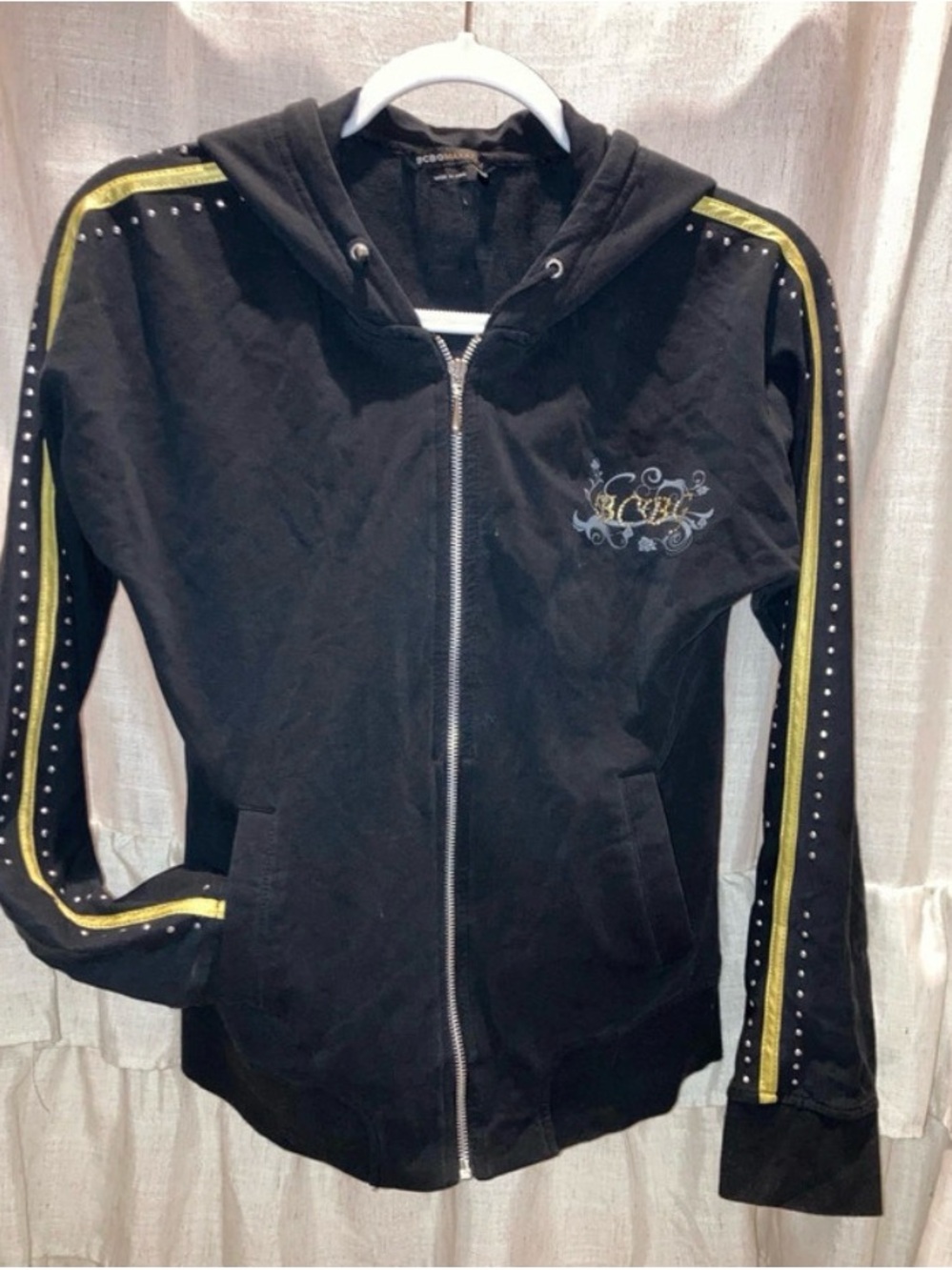 True Vintage Y2K BCBGeneration studded hoodie